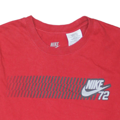 Mens UK Size L Nike Red  T-Shirt