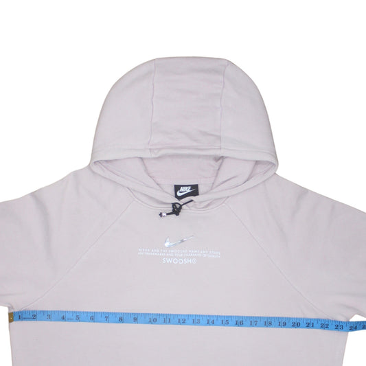 Womens UK Size M Nike Beige Pullover Hoodie