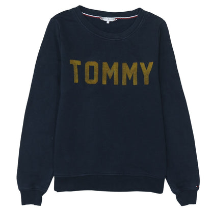 Mens UK Size M Tommy Hilfiger Blue Pullover Sweatshirt