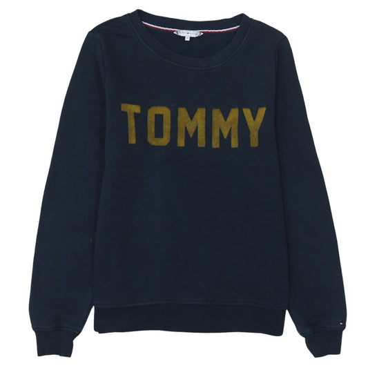Mens UK Size M Tommy Hilfiger Blue Pullover Sweatshirt