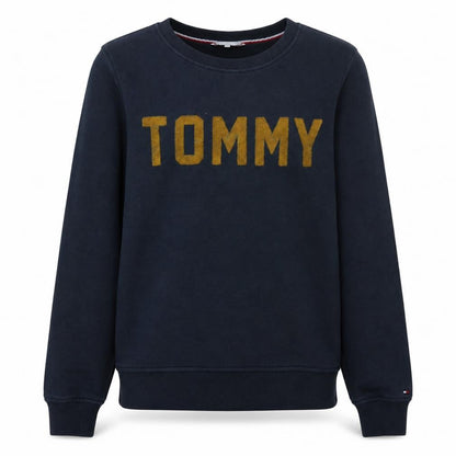 Mens UK Size M Tommy Hilfiger Blue Pullover Sweatshirt