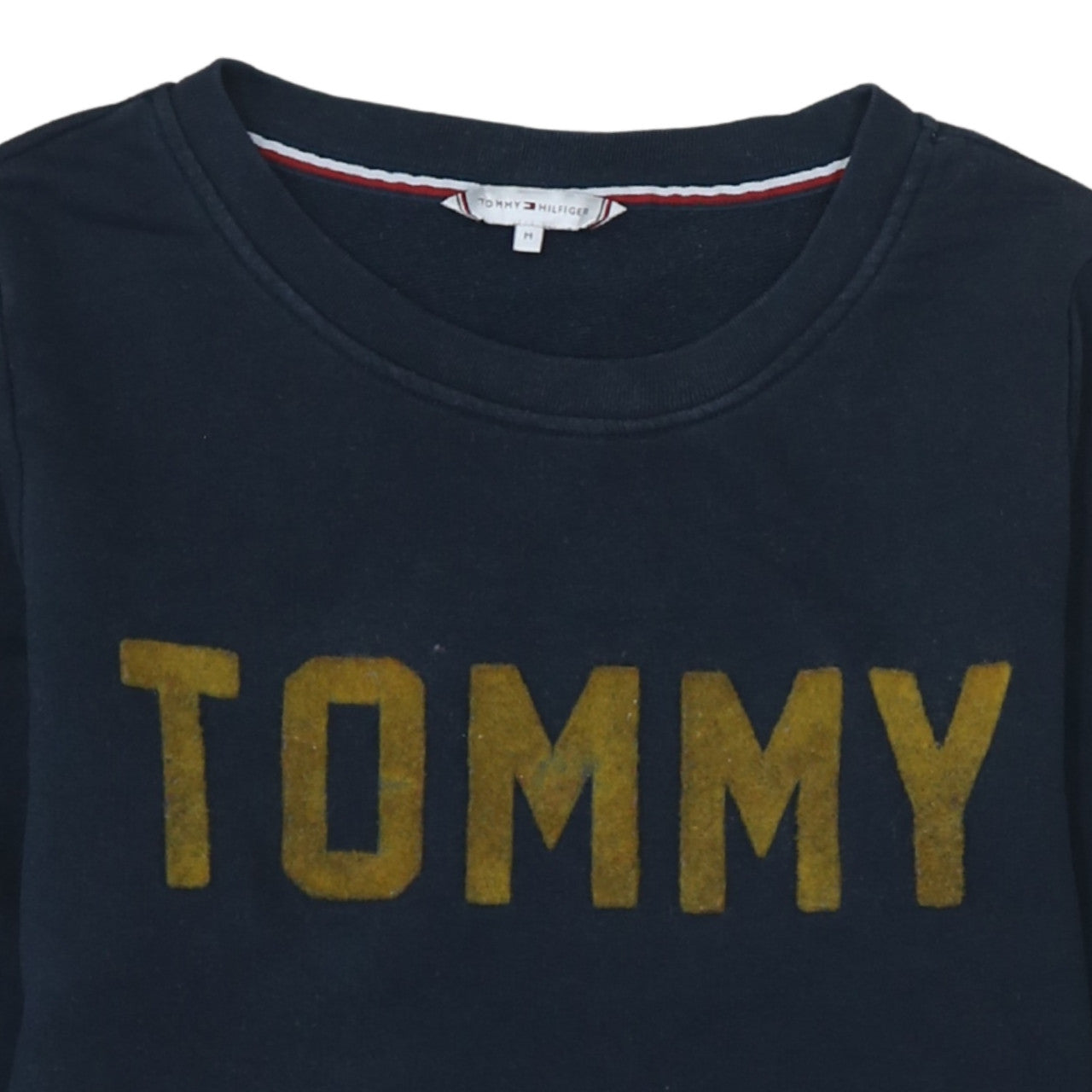 Mens UK Size M Tommy Hilfiger Blue Pullover Sweatshirt