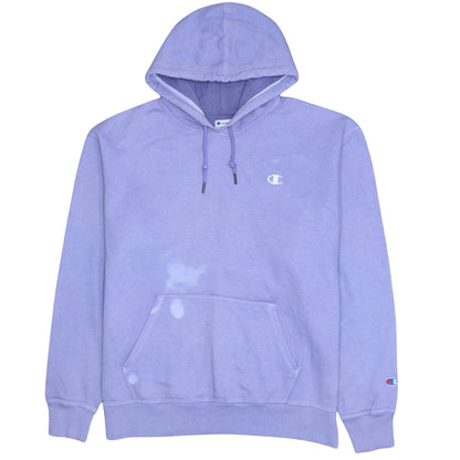 Womens UK Size L Champion Purple Pullover Hoodie