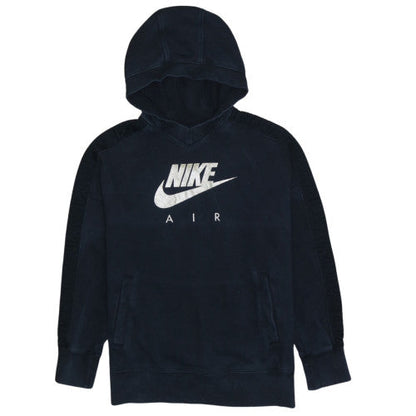 Nike Boys Black Pullover Hoodie L 146-156cm Fleece Sweatshirt