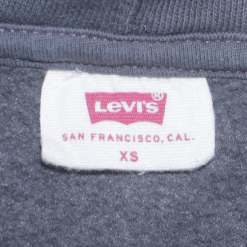 Mens UK Size XS Levi's Grey Pullover Hoodie