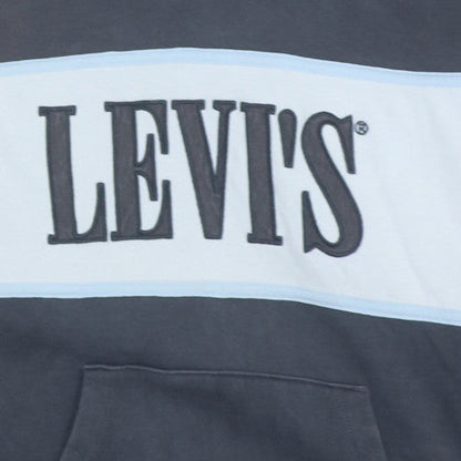 Mens UK Size XS Levi's Grey Pullover Hoodie
