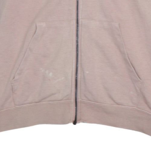 Womens UK Size L Nike Beige Full Zip Hoodie