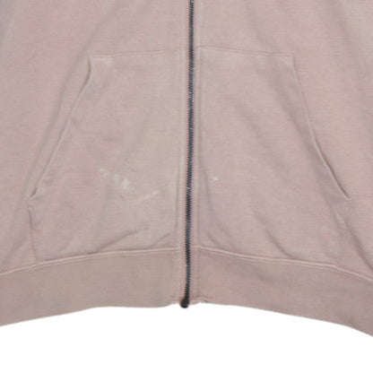 Womens UK Size L Nike Beige Full Zip Hoodie