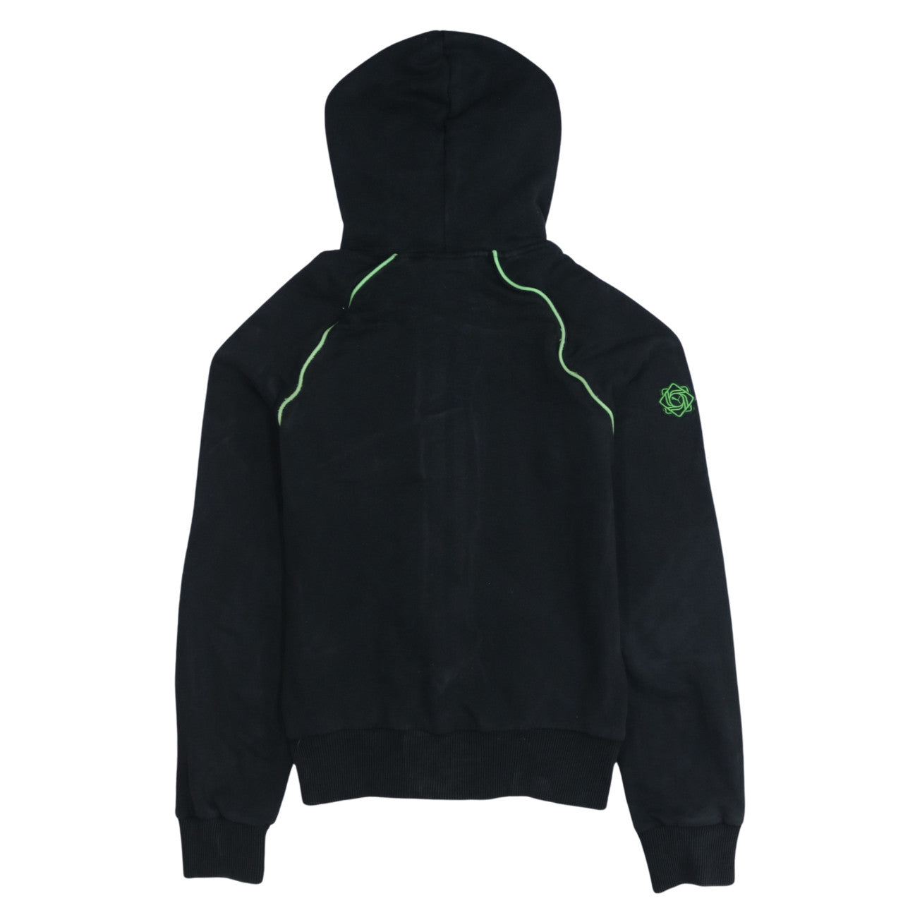 Womens UK Size 14 PUMA Black Full Zip Hoodie