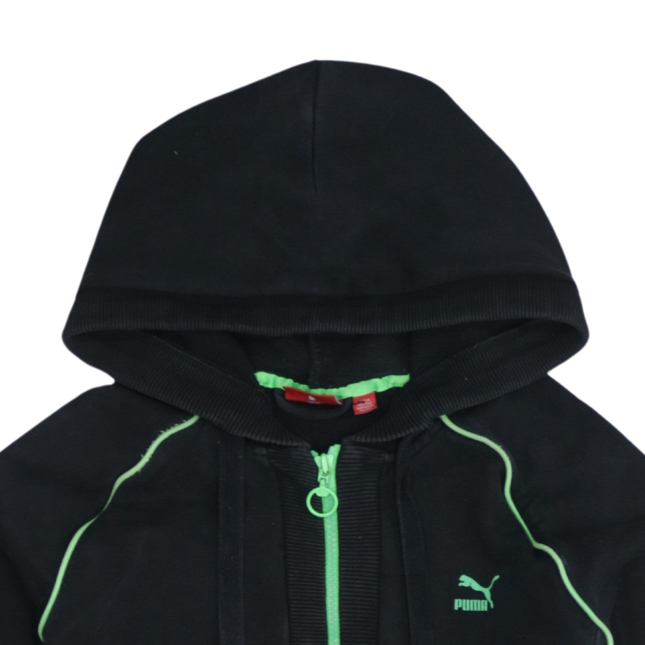 Womens UK Size 14 PUMA Black Full Zip Hoodie