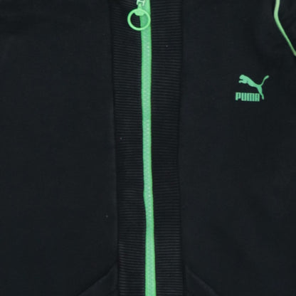 Womens UK Size 14 PUMA Black Full Zip Hoodie
