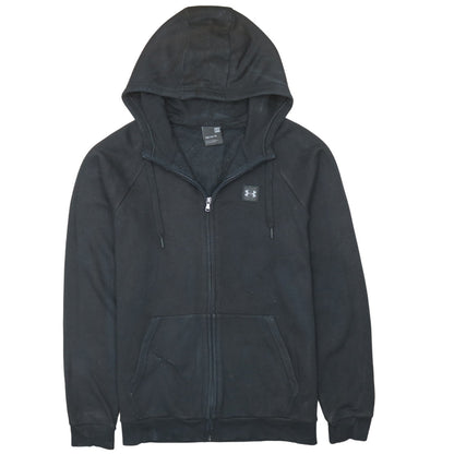 Mens UK Size M Under armour Black Full Zip Hoodie
