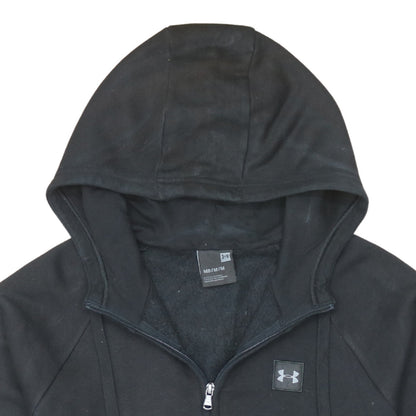 Mens UK Size M Under armour Black Full Zip Hoodie