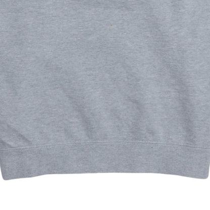 Fila Men's Grey Pullover Sweatshirt M Regular Fit Crew Neck Logo