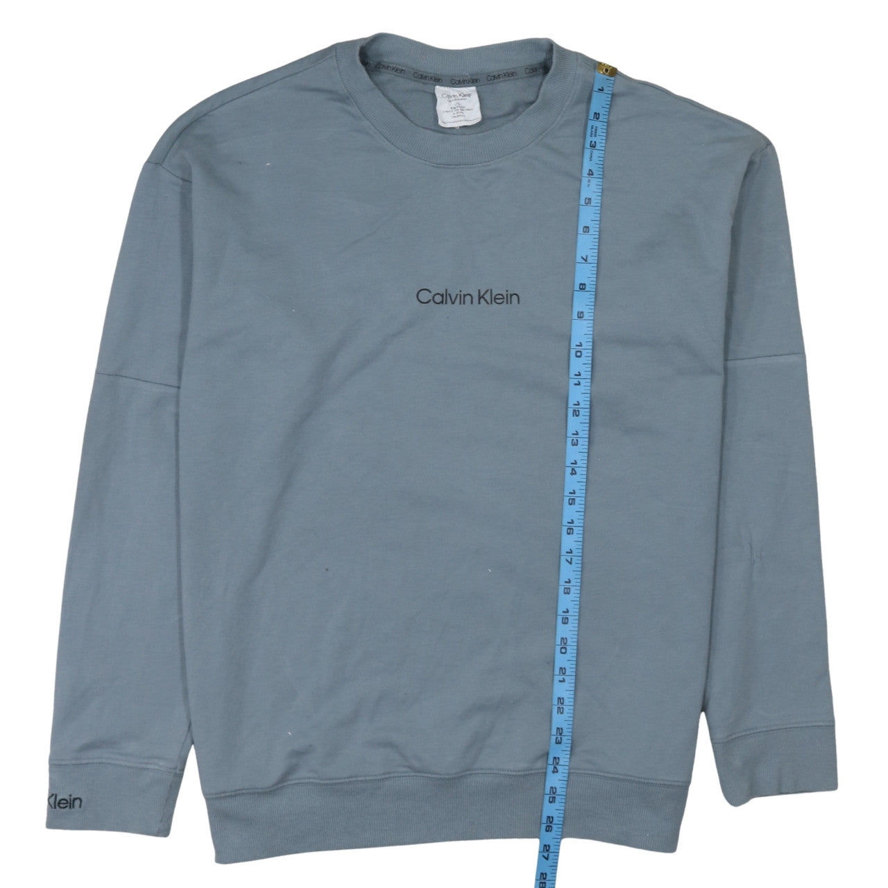 Mens UK Size L Calvin Klein Blue Pullover Sweatshirt