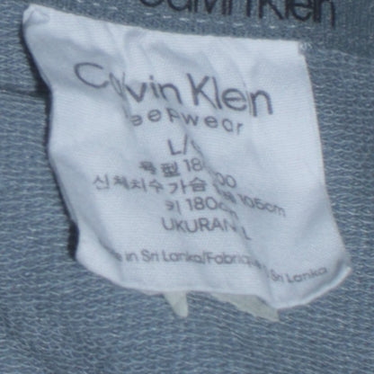 Mens UK Size L Calvin Klein Blue Pullover Sweatshirt