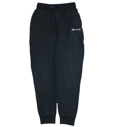 Ellesse Boys Black Jogger Sweatpants 13-14 Years Regular Fit Fleece Activewear