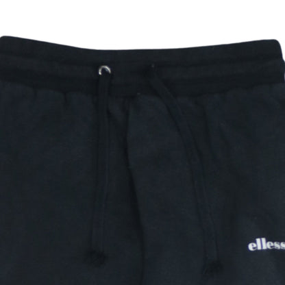 Ellesse Boys Black Jogger Sweatpants 13-14 Years Regular Fit Fleece Activewear