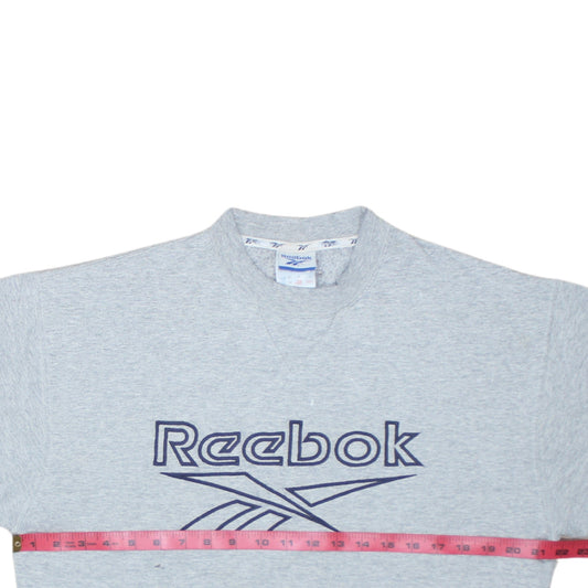 Mens UK Size S Reebok Grey Pullover Sweatshirt