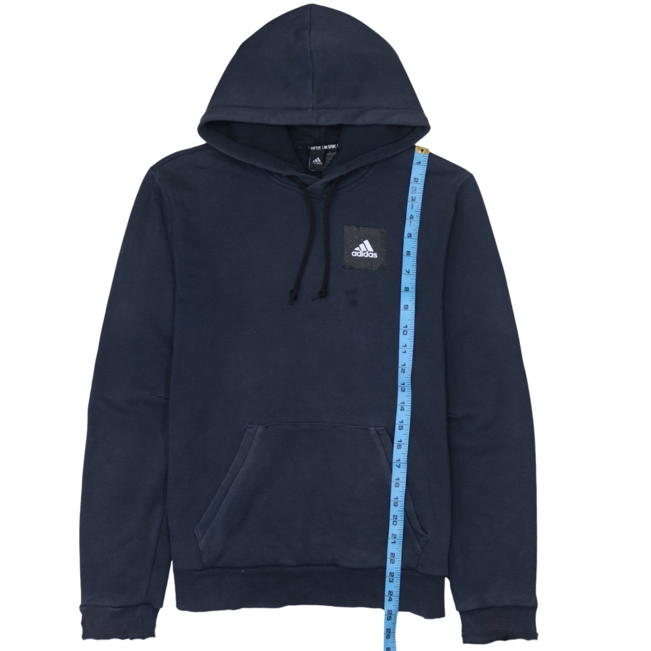 Mens UK Size XS adidas Blue Pullover Hoodie