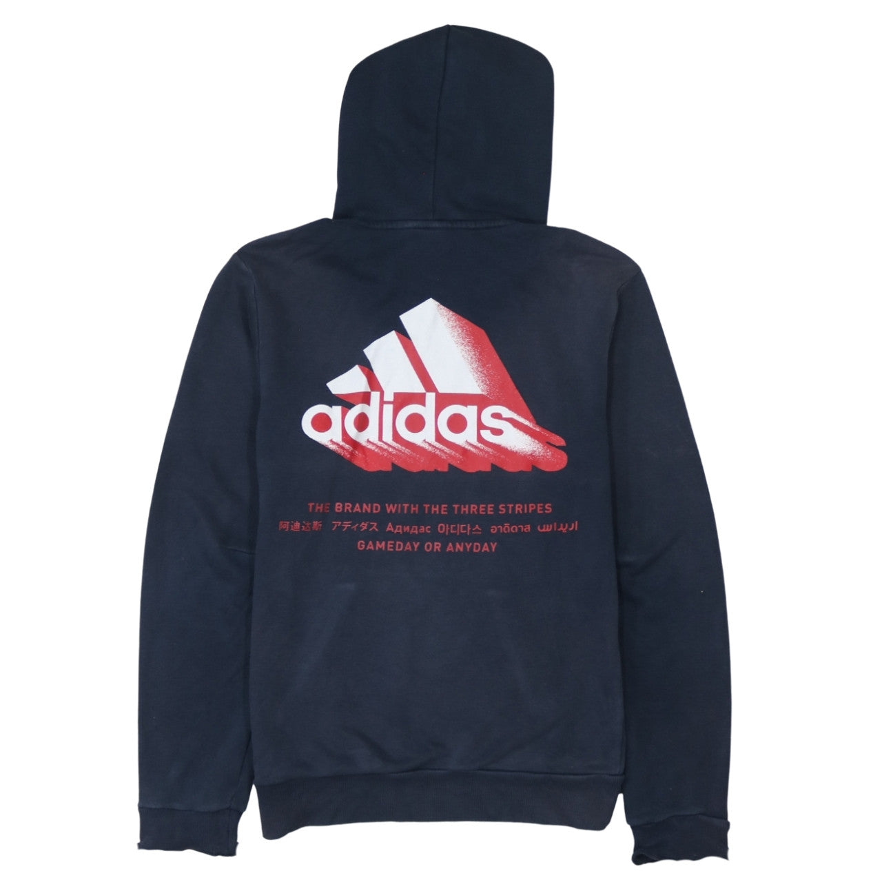 Mens UK Size XS adidas Blue Pullover Hoodie