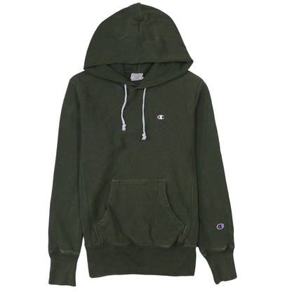 Mens UK Size S Champion Green Pullover Hoodie