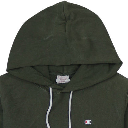 Mens UK Size S Champion Green Pullover Hoodie