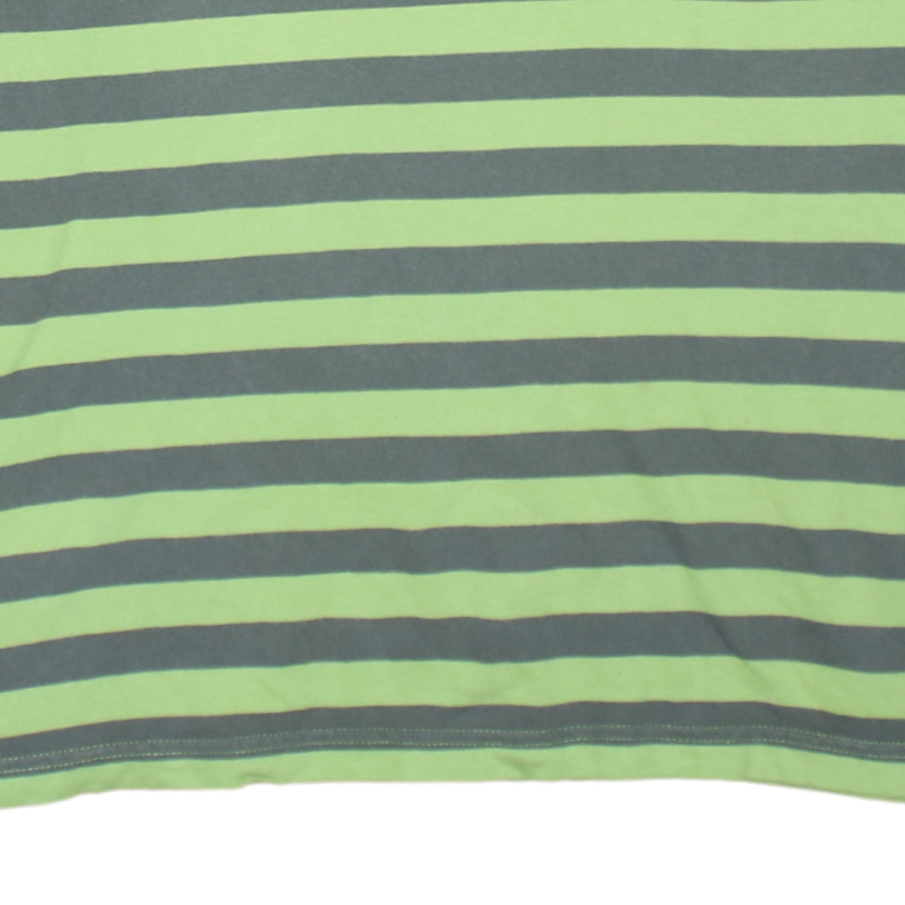 Adidas Men's Green Striped 2XL Polo Shirt Cotton Collared Casual Top