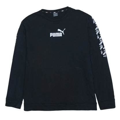 Mens UK Size L PUMA Black Pullover Sweatshirt