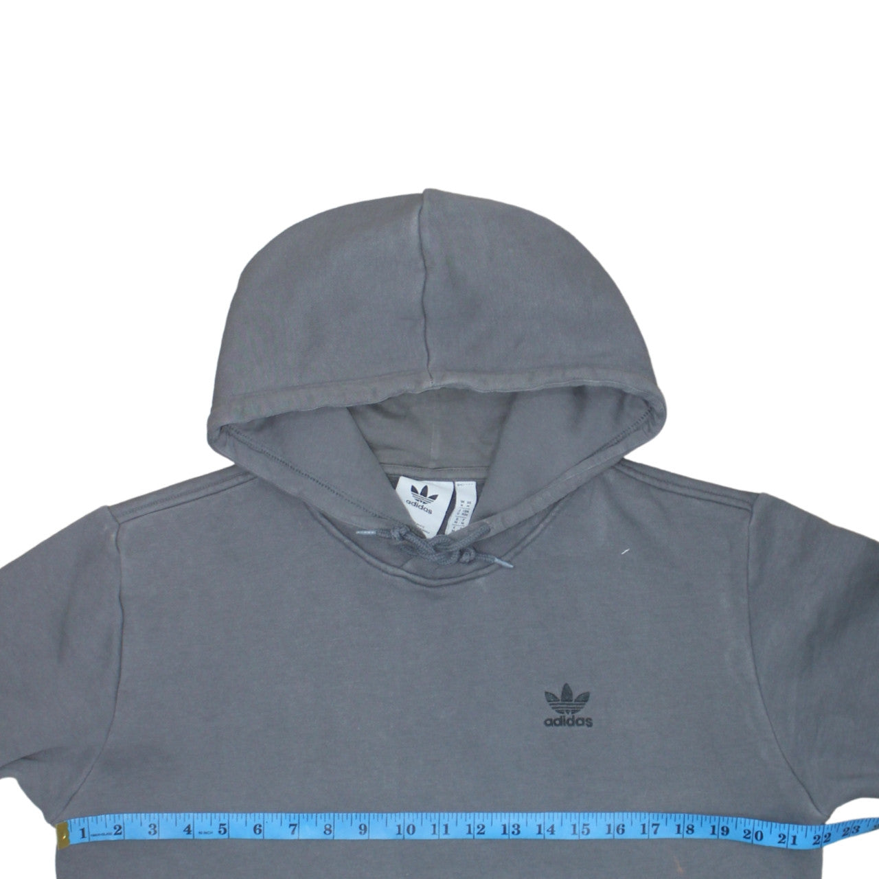 Mens UK Size M adidas Grey Pullover Hoodie