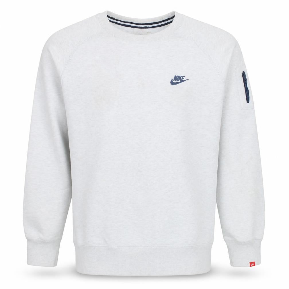 Mens UK Size L Nike Grey Pullover Sweatshirt