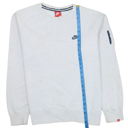 Mens UK Size L Nike Grey Pullover Sweatshirt