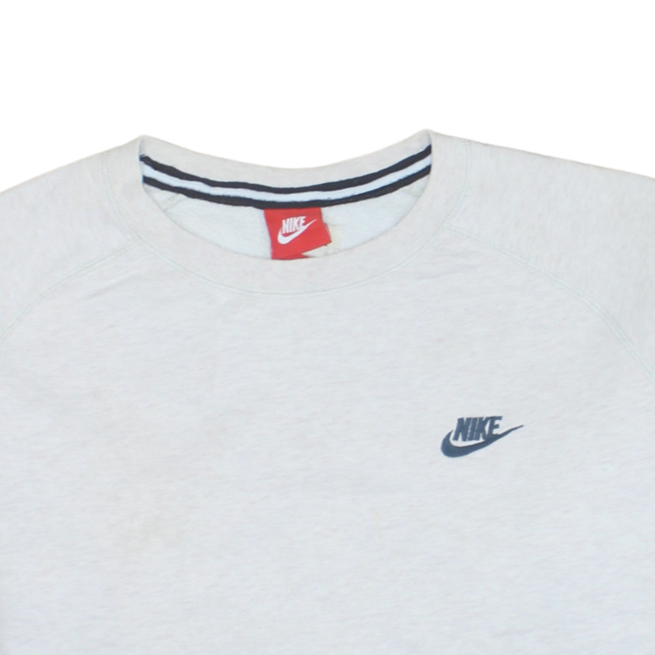 Mens UK Size L Nike Grey Pullover Sweatshirt