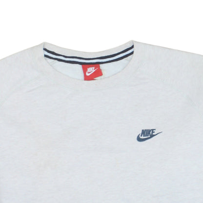 Mens UK Size L Nike Grey Pullover Sweatshirt
