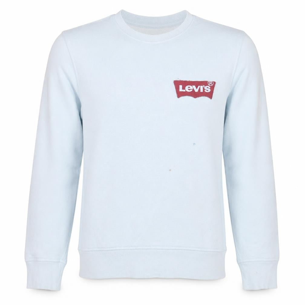 Mens UK Size M Levi's White Pullover Sweatshirt