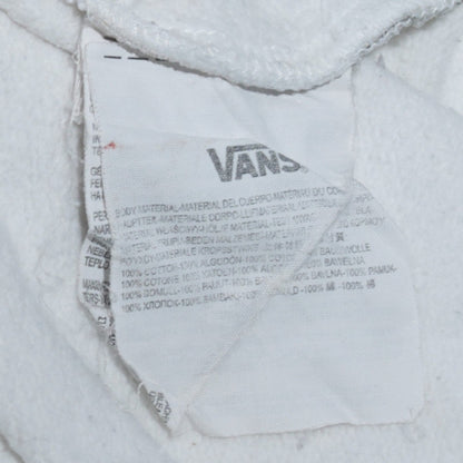 Mens UK Size S VANS White Pullover Hoodie