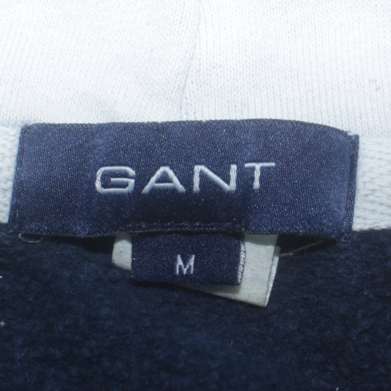 Mens UK Size M GANT Blue Pullover Hoodie