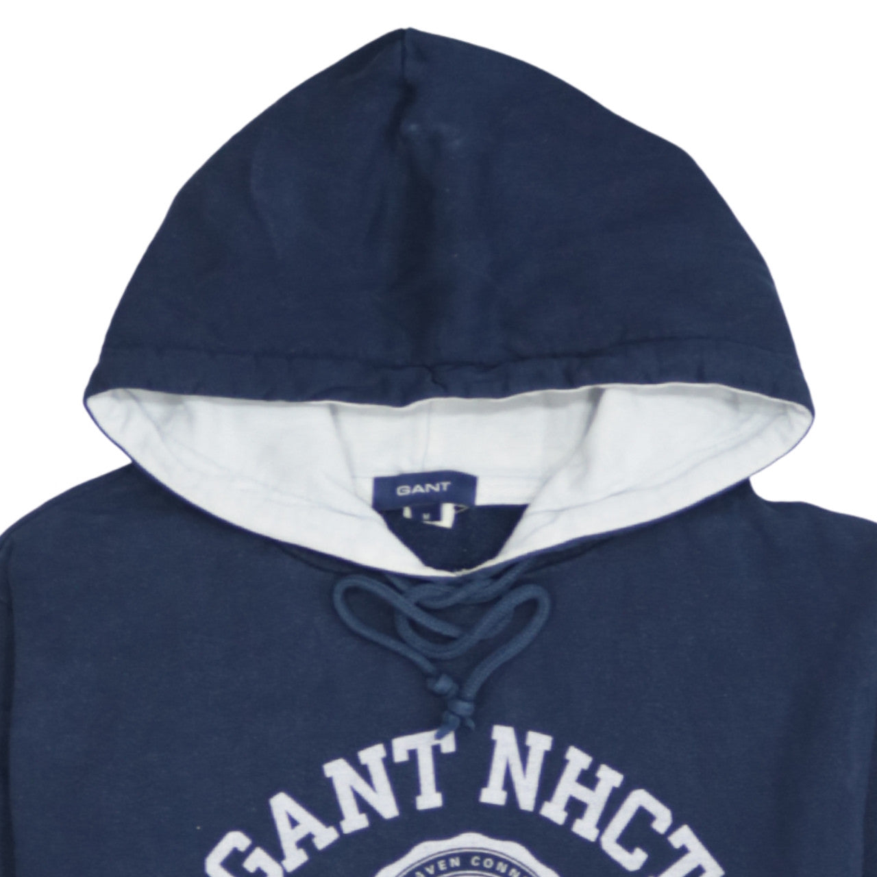 Mens UK Size M GANT Blue Pullover Hoodie