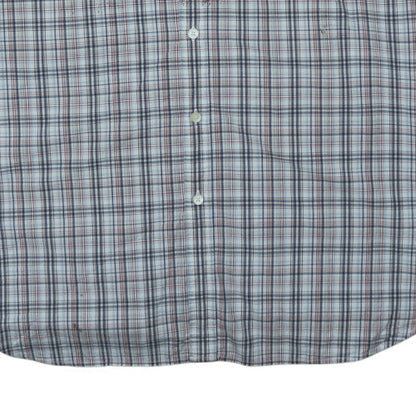 Tommy Hilfiger Men’s Blue Check Long Sleeve Button-Down Shirt 2XL