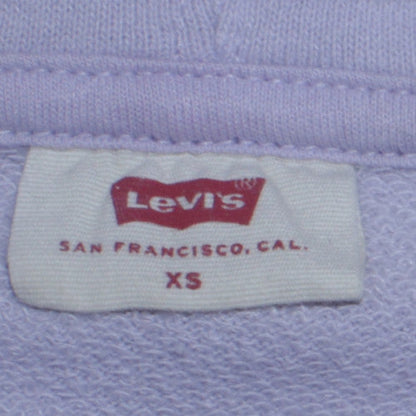 Womens UK Size XS Levi's Purple Pullover Hoodie
