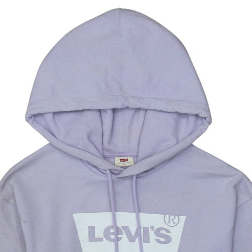 Womens UK Size XS Levi's Purple Pullover Hoodie