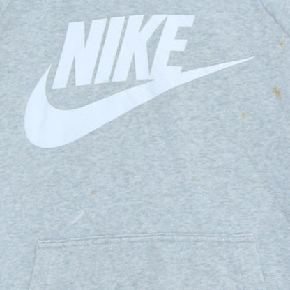 Mens UK Size S Nike Grey Pullover Hoodie