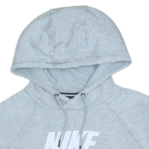 Mens UK Size S Nike Grey Pullover Hoodie