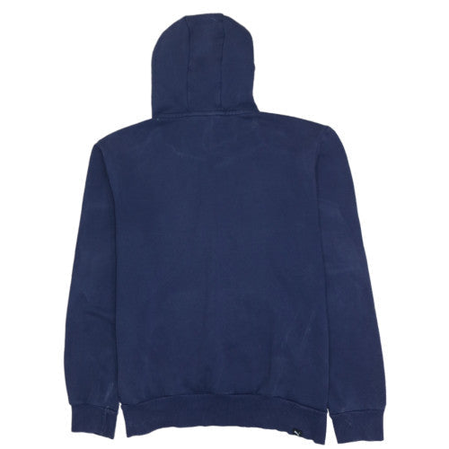 Mens UK Size S PUMA Blue Pullover Hoodie