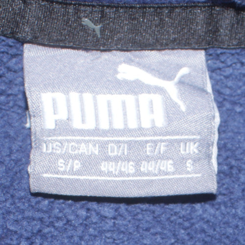 Mens UK Size S PUMA Blue Pullover Hoodie