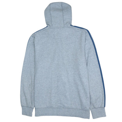 Mens UK Size L adidas Grey Full Zip Hoodie