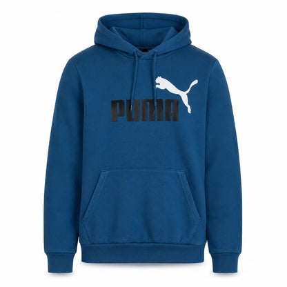 Mens UK Size S PUMA Blue Pullover Hoodie