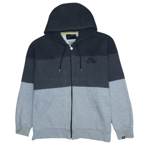 Mens UK Size XL Nike Grey Full Zip Hoodie