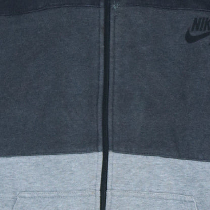 Mens UK Size XL Nike Grey Full Zip Hoodie