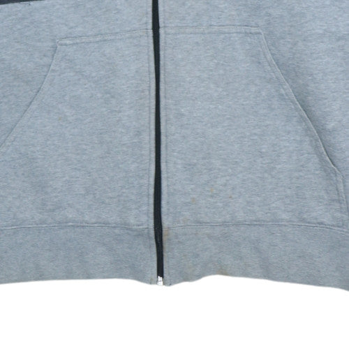 Mens UK Size XL Nike Grey Full Zip Hoodie